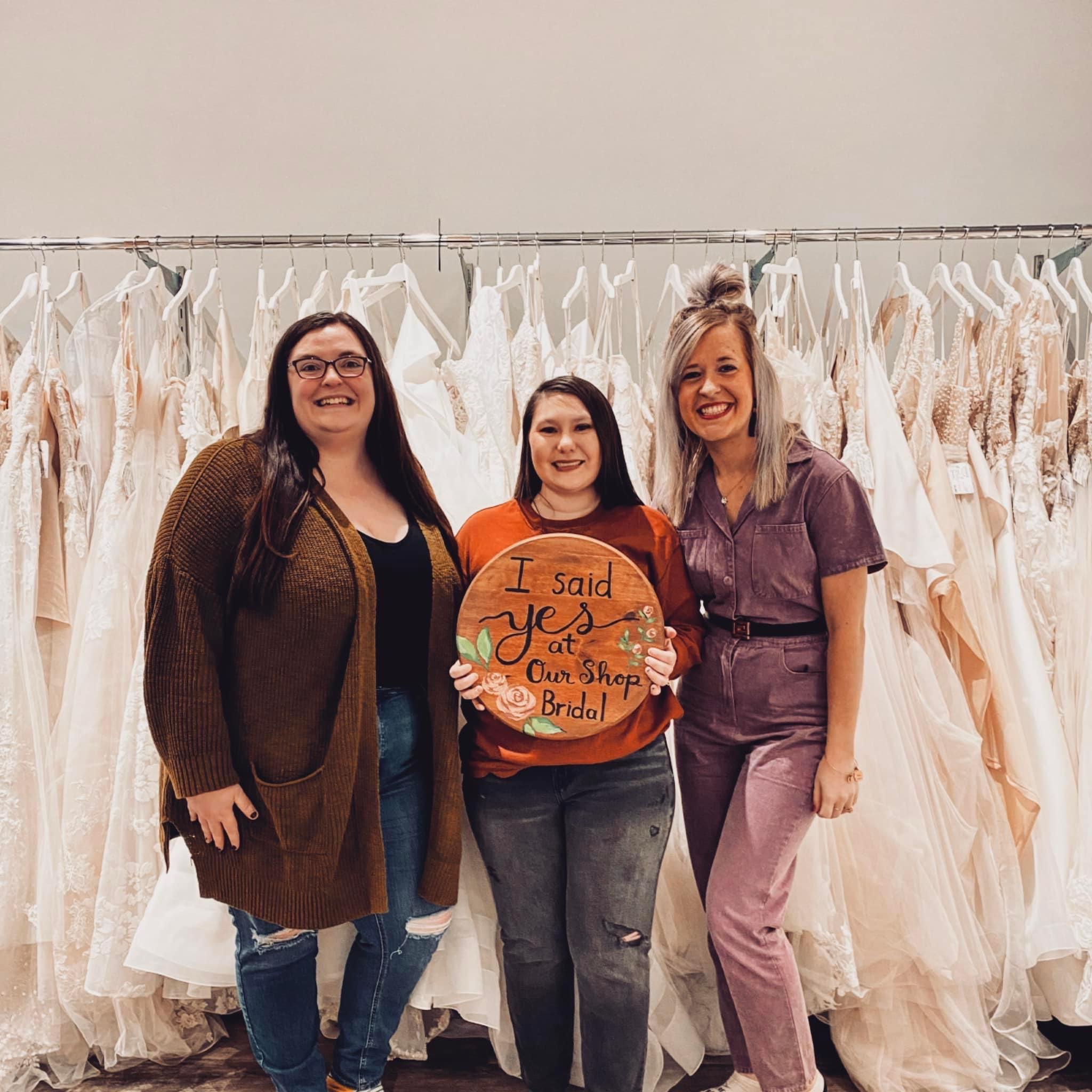 Finding "the" dress with Jenny and Lindsey!