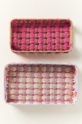 Color Woven Trays