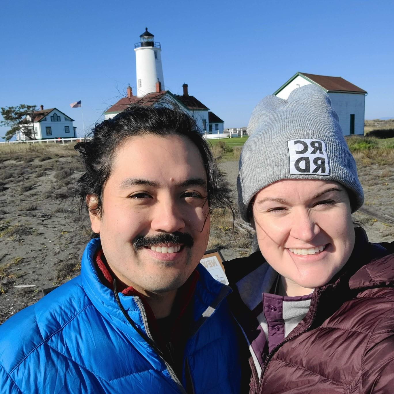 Lighthouse keeping at New Dungeness Lighthouse in Sequim, WA October 2020