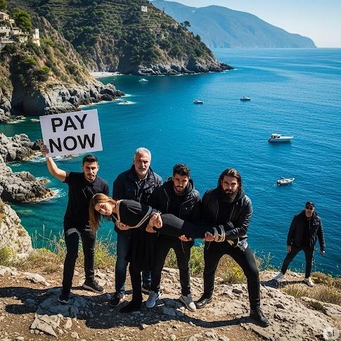 Ransom payment to kidnappers on Italian honeymoon