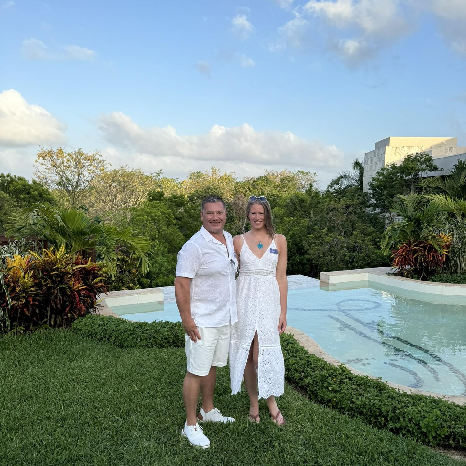 Our first international trip together to Mexico