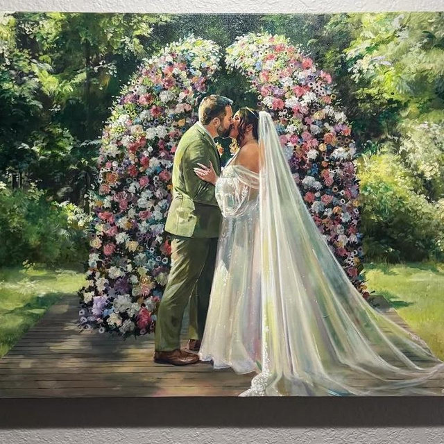 Help us pay for our DREAM wedding painting from our favorite artist!