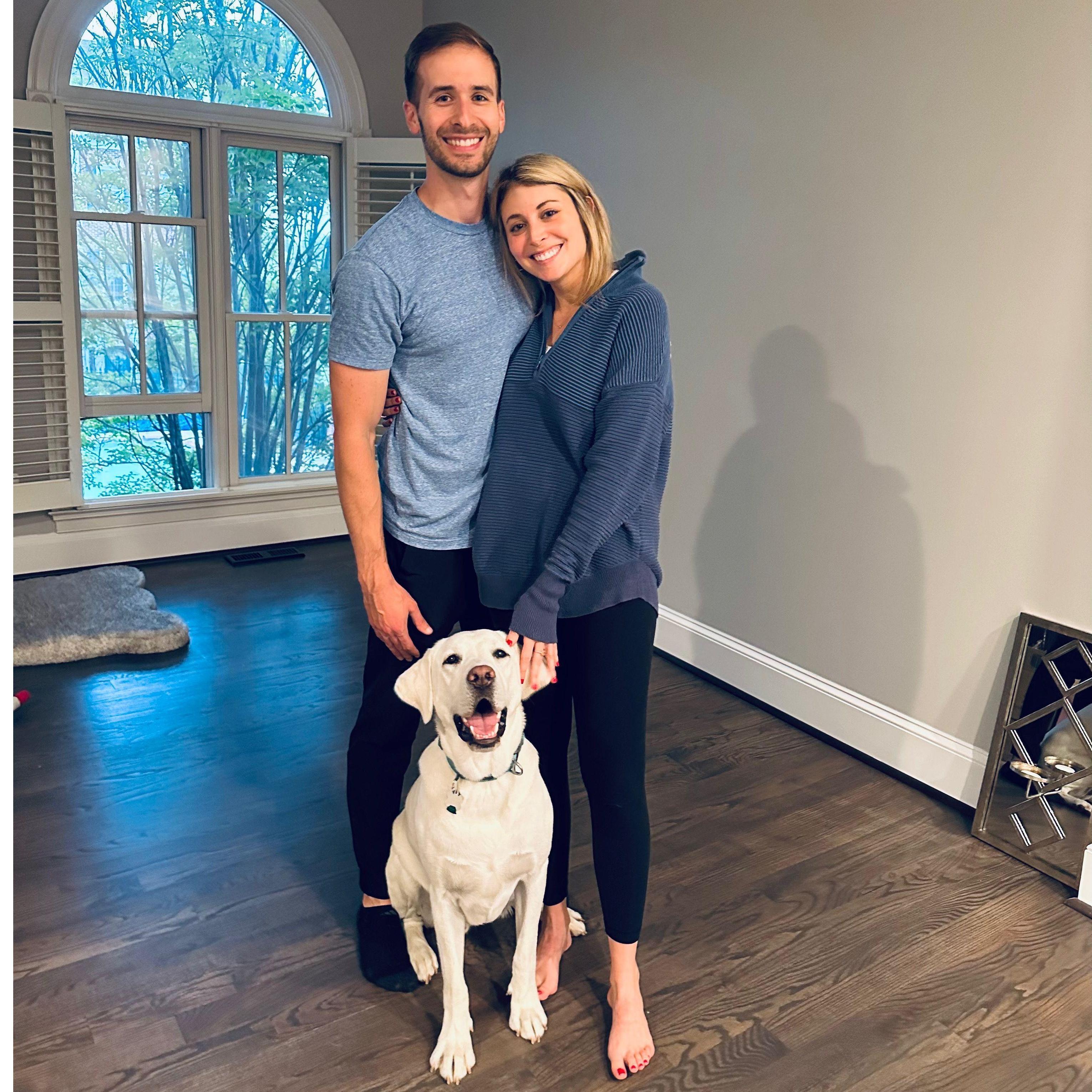 The day we moved in together!