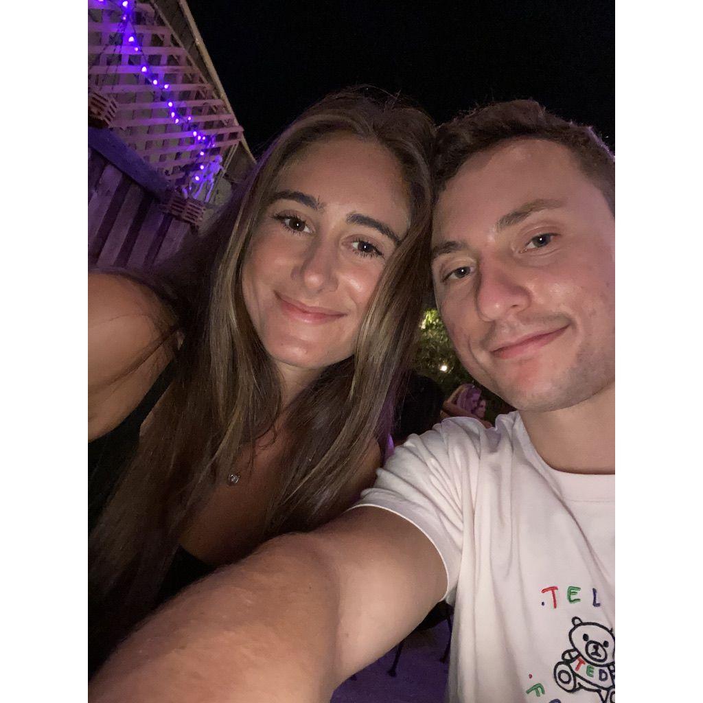 Our first picture together in 2020.