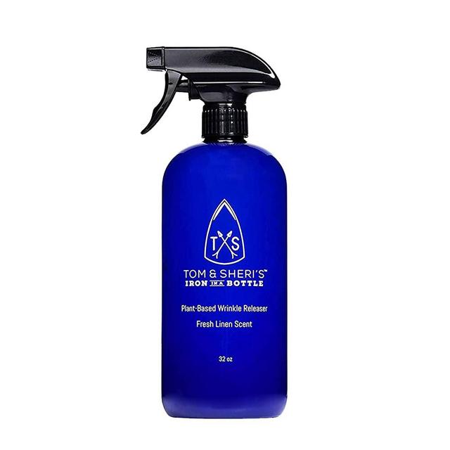 Tom & Sheri's Plant-Based Wrinkle Release Spray, Static Guard, No-Heat Steamer for Clothes- Iron in a Bottle, 32 oz