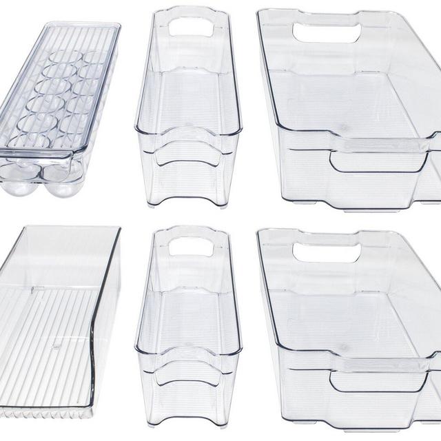 Benefield Refrigerator and Freezer Organizer Bins