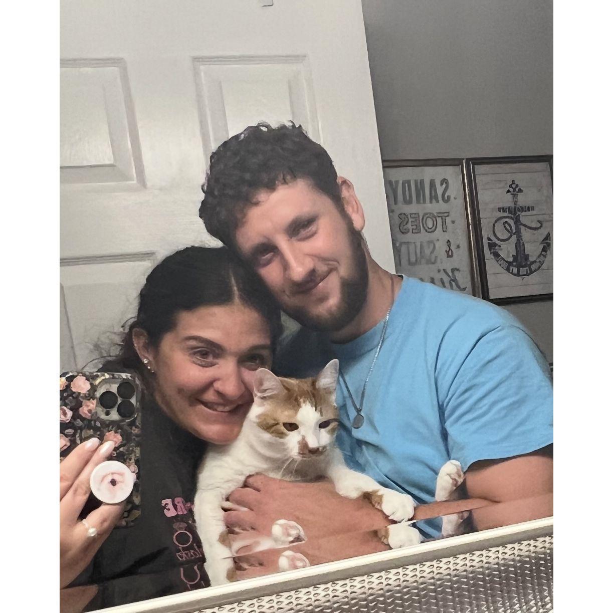 Part of our little family. The best boy- Leo Buddy