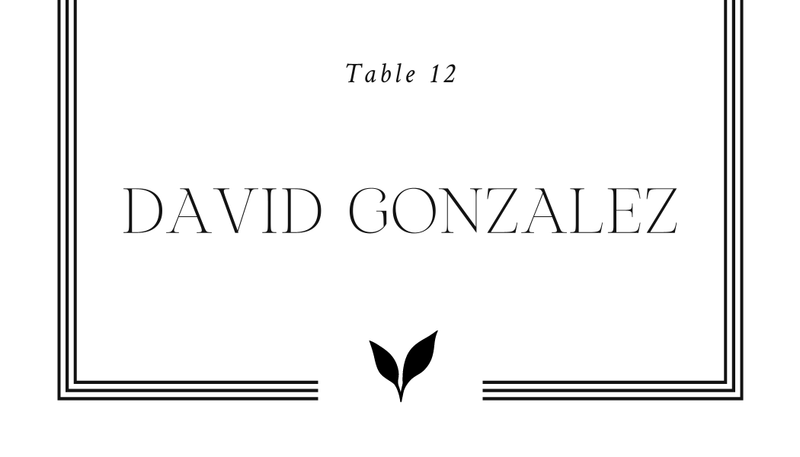 Teagan Vegan | White | Zola Wedding Place Cards
