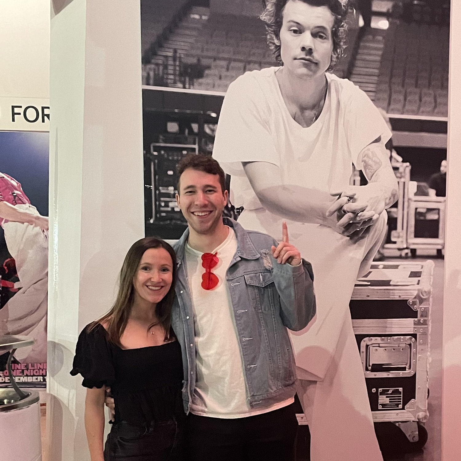 I surprised P with Harry Styles tix for her birthday in '22, such a great concert! Fun fact, the concert got rescheduled because Harry got the flu on the original date - S