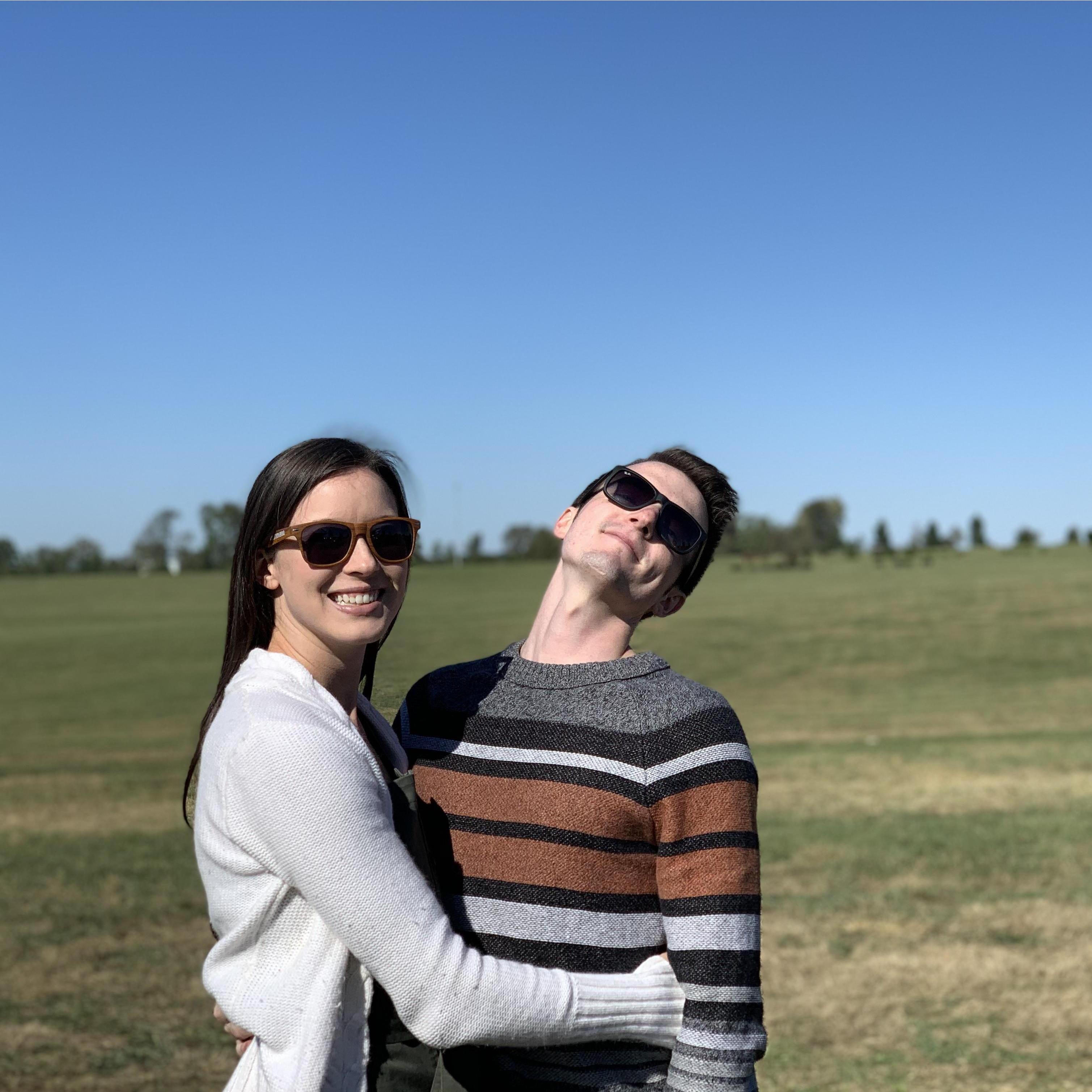 Acting ridiculous at Keeneland.