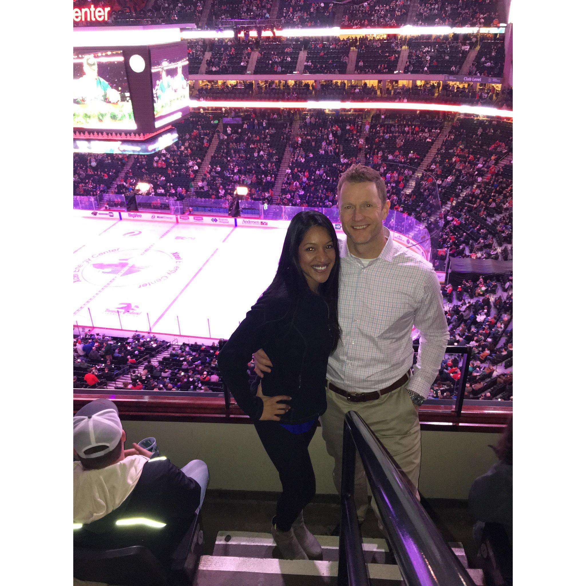 Sangeetha surprised him with a Wild game, after volunteering together for The Salvation Army.