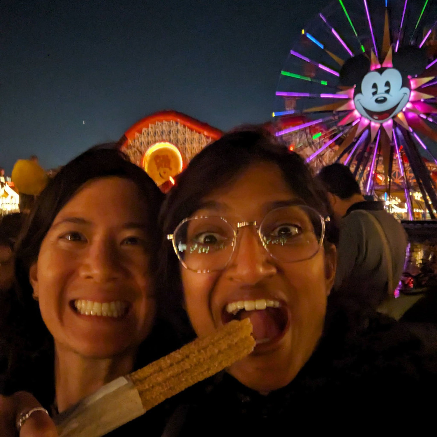 Churro reward for standing in line at California Adventures.