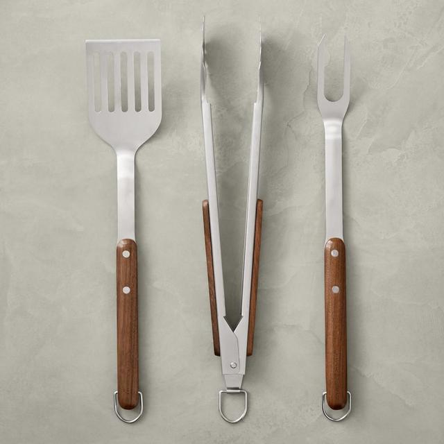 Williams Sonoma Walnut Grill Tool, Set of 3