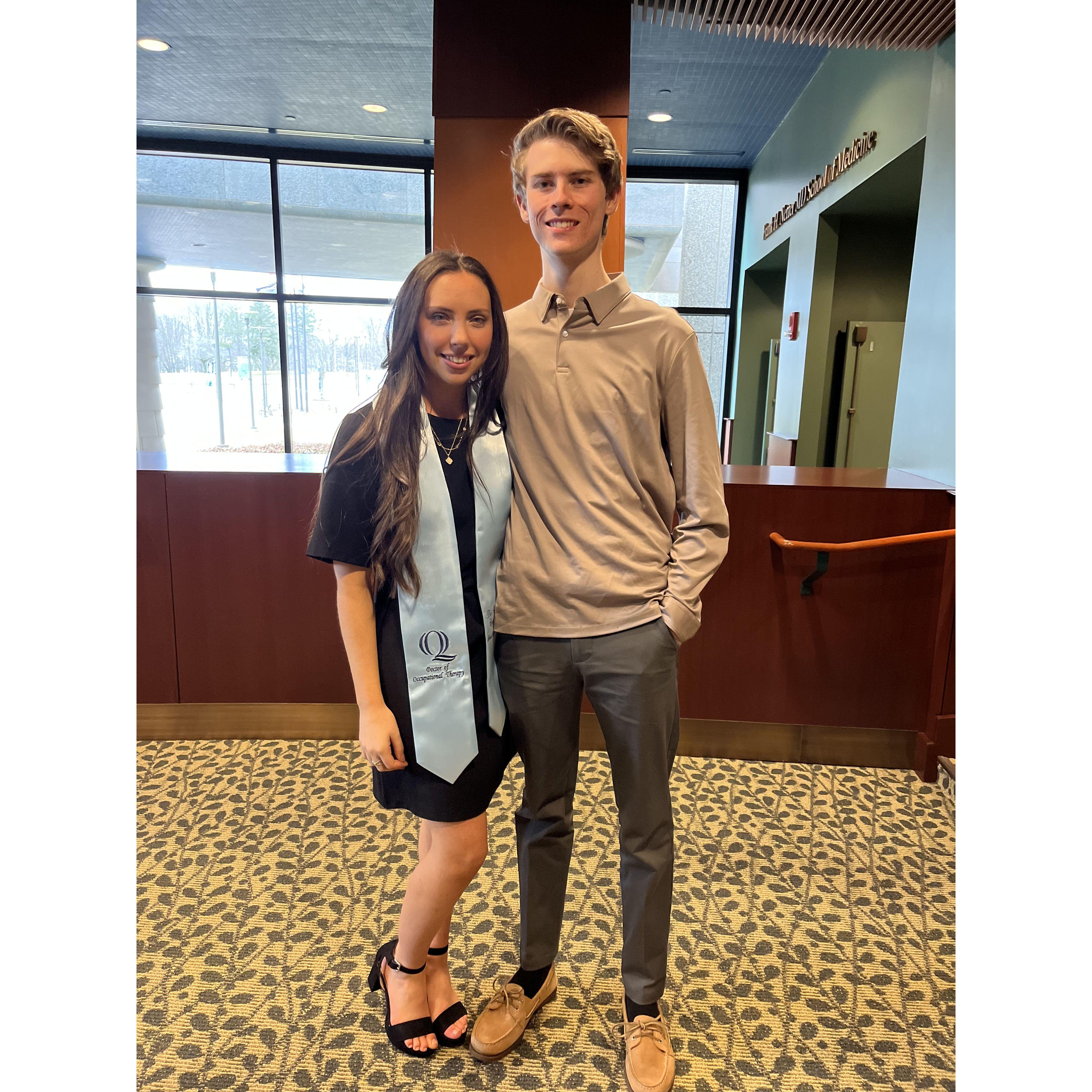 Colleen's Pinning Ceremony in OT School - March 2023