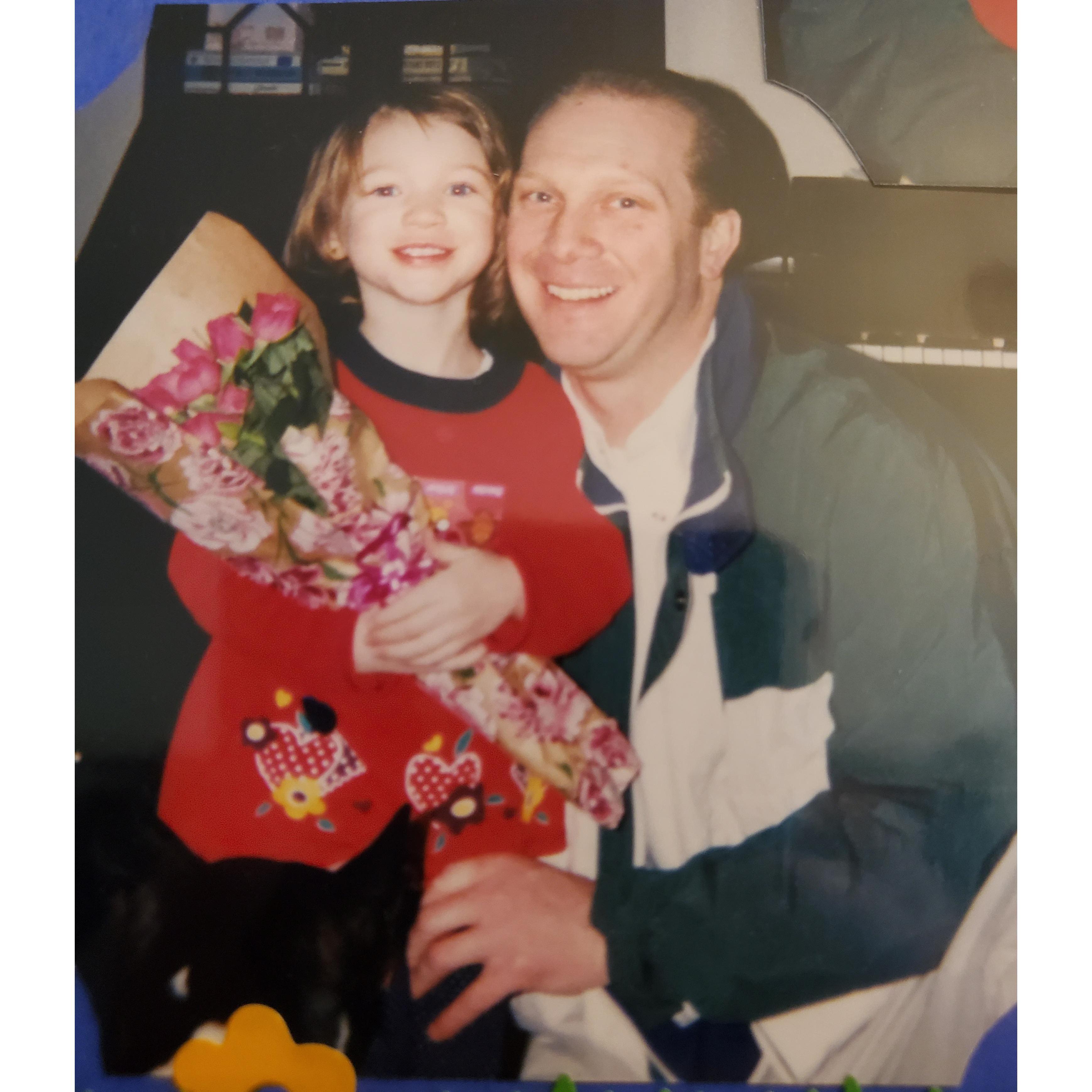 Savanna and her dad, Harry Siegfried
