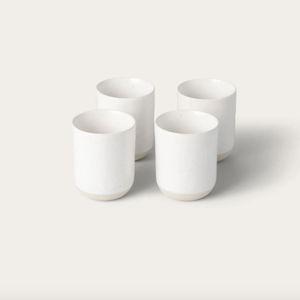 Speckled White Cappuccino Cups