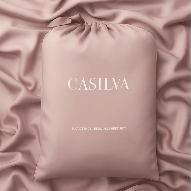 CASILVA Eucalyptus Sheets - Infused with Silver for Anti-Odor, Softer Than Silk Fibers, More Cooling Than Cotton - Perfect for Hot Sleepers & Sensitive Skin - 100% Tencel Lyocell - King Sheet Set
