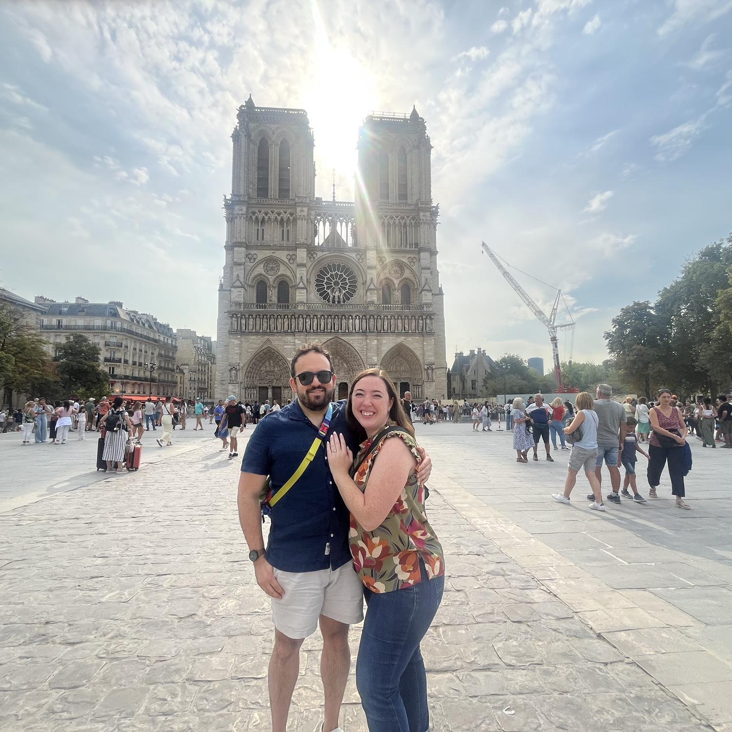 Notre Dame Cathedral. Unfortunately, we did not get to go inside :( Next time!