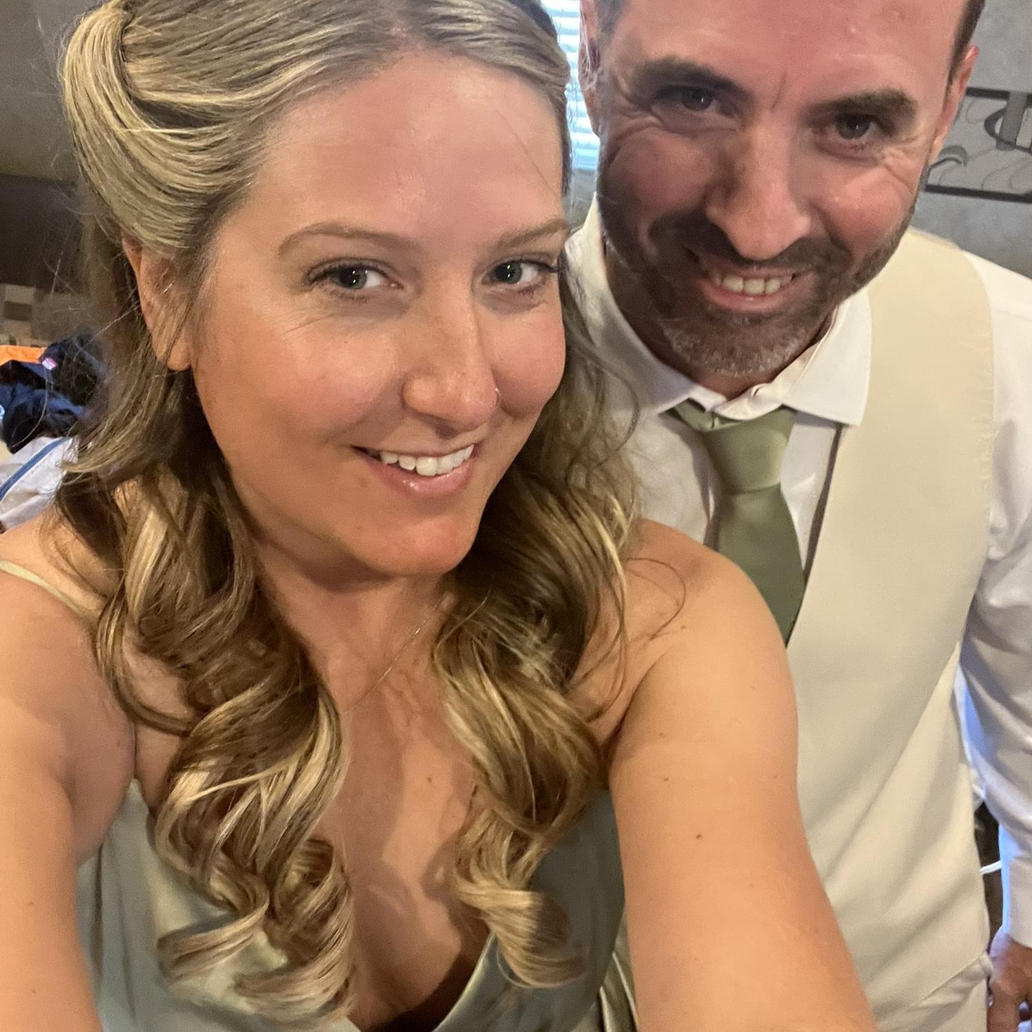 Emi’s big day and we are both looking good!!😊