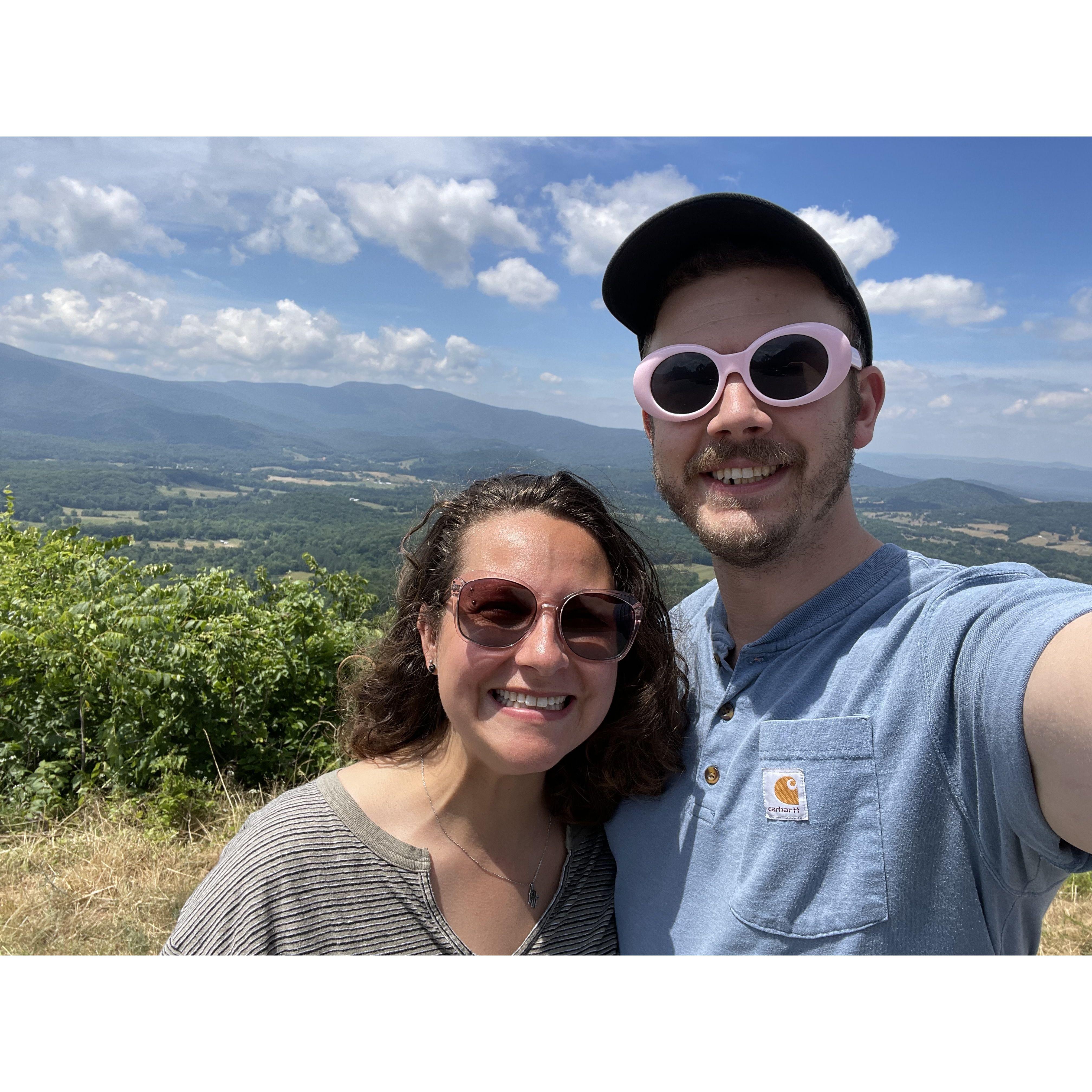We wound up and down Skyline Drive in Shenandoah National Park
