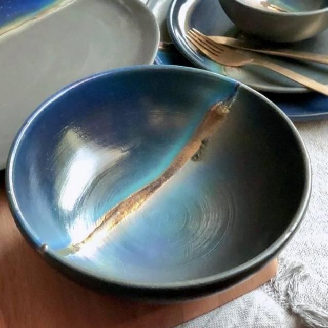 Dark Fusion Serving/Salad Bowl