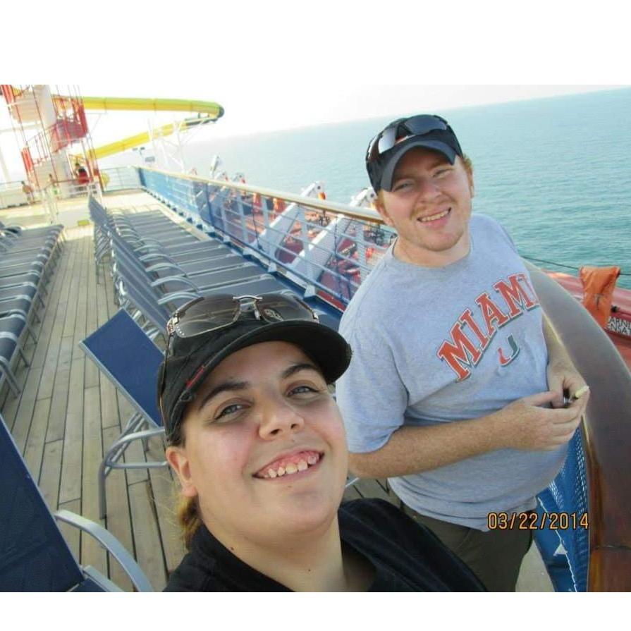 Our first cruise together! We went to the Bahamas!