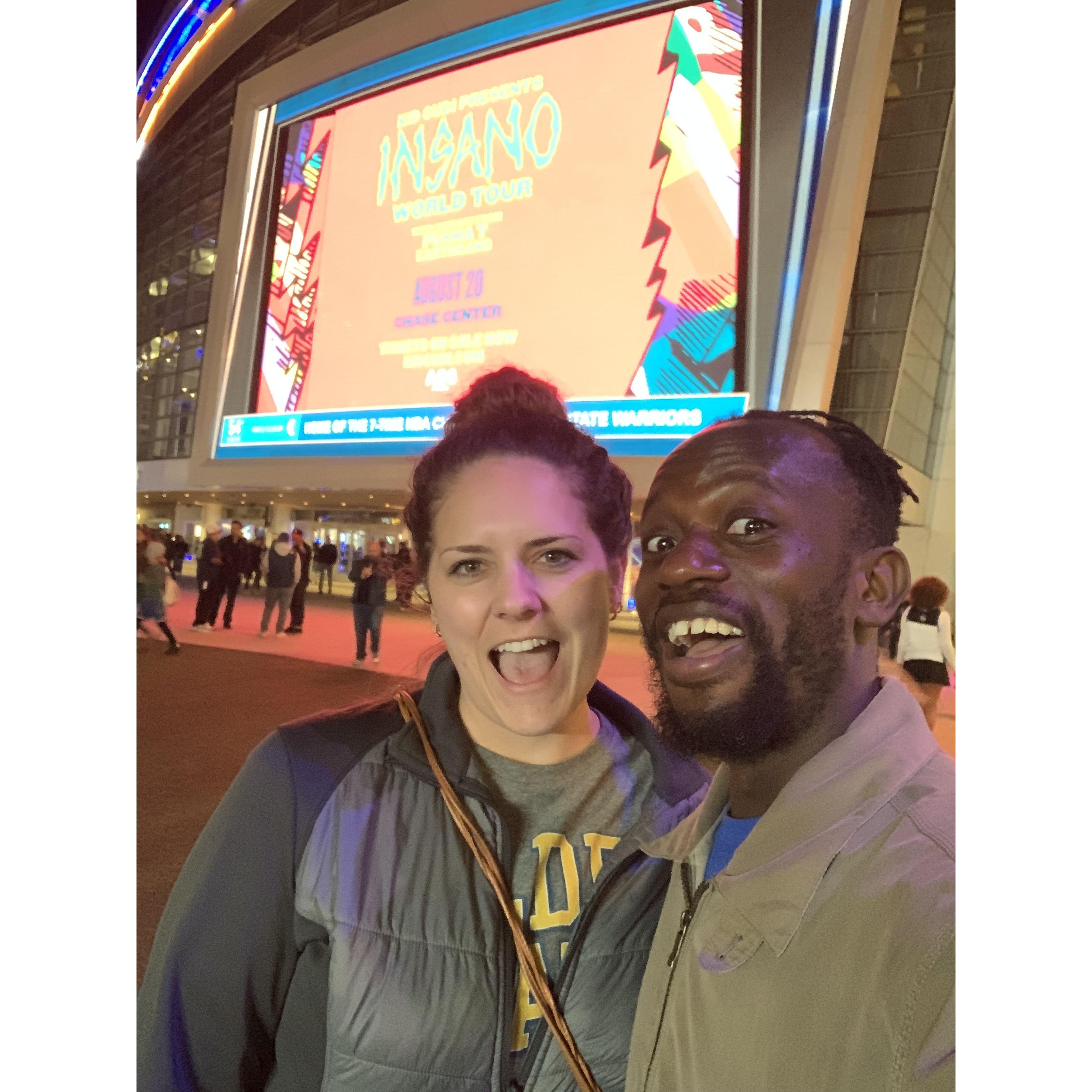 Our first Warriors game together! Duuuub Nation