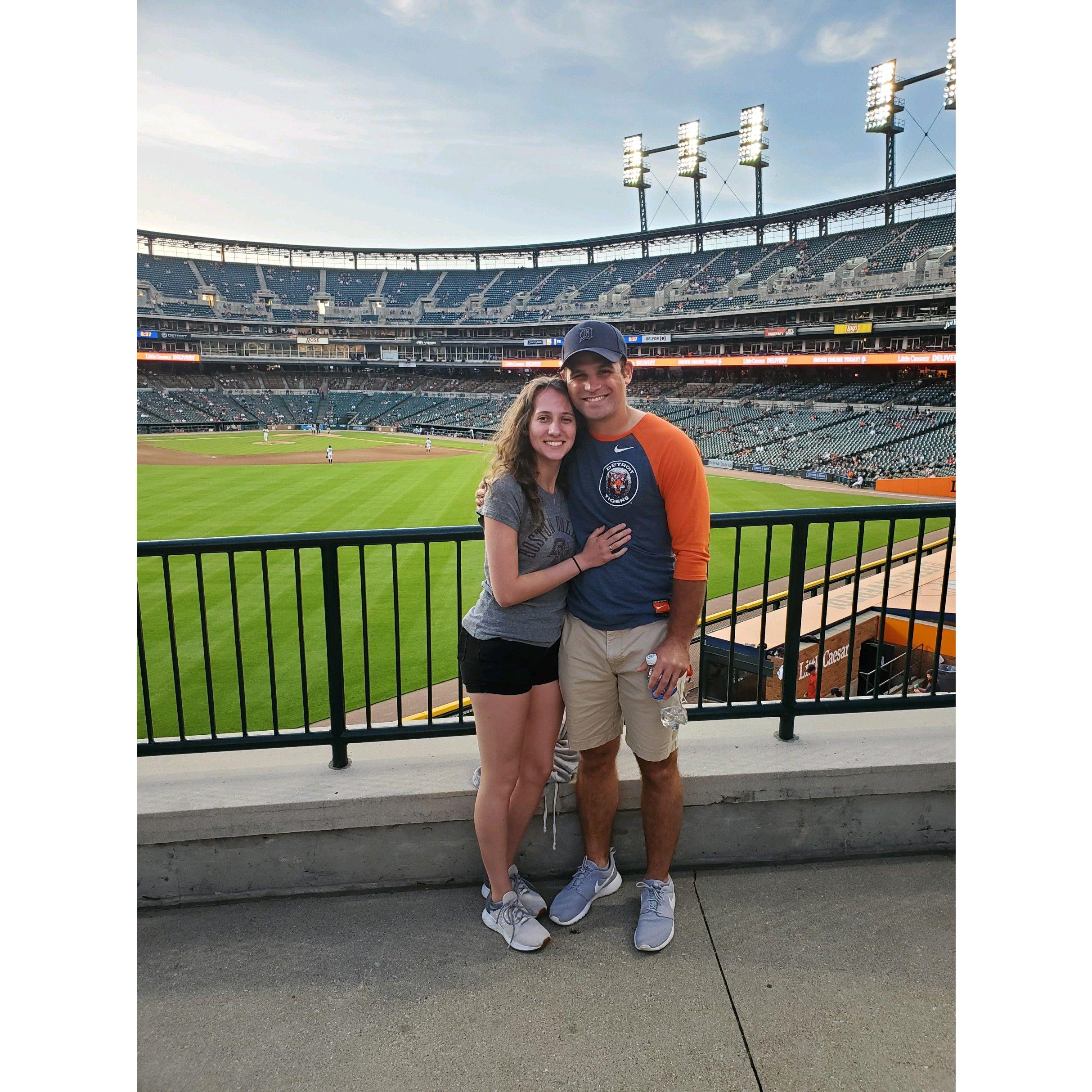 Detroit Tigers game, May 2021