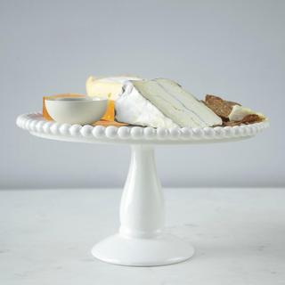 Crimped Pedestal Circle Cake Dessert Stand