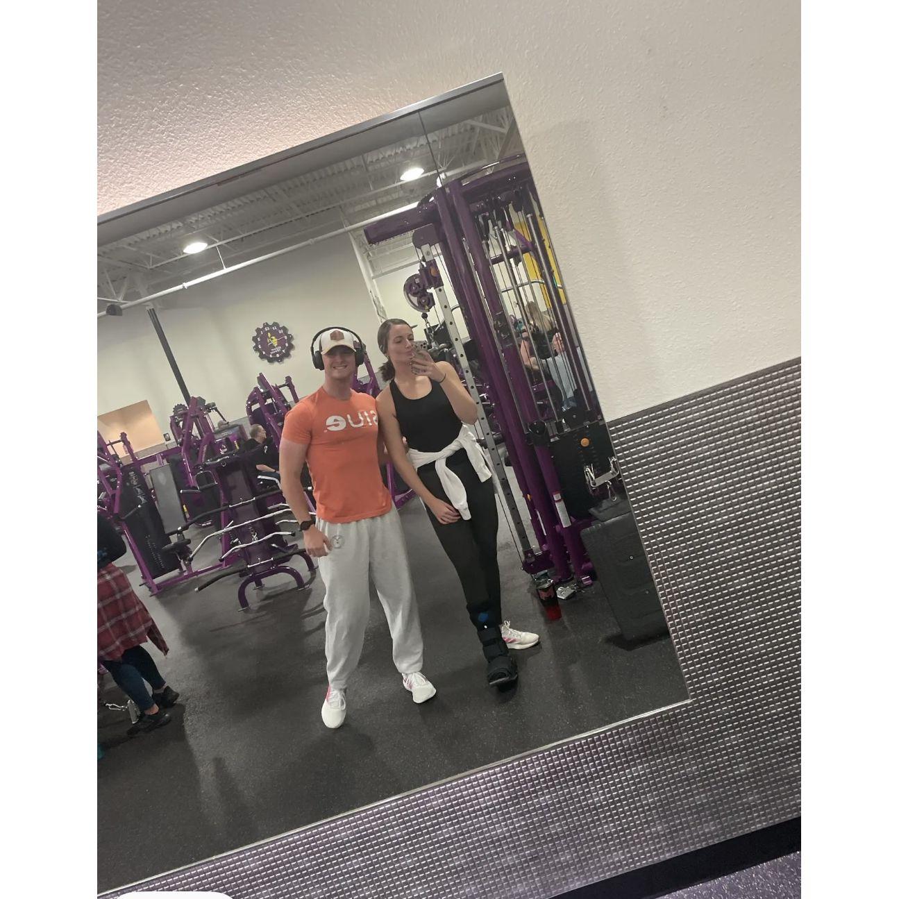 We love working out together and staying active!