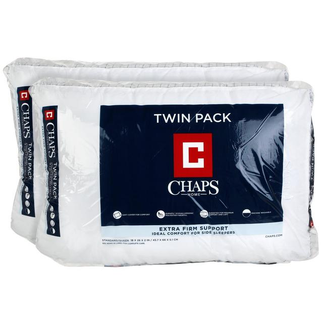2 Pk Standard Size Bed Pillows - White