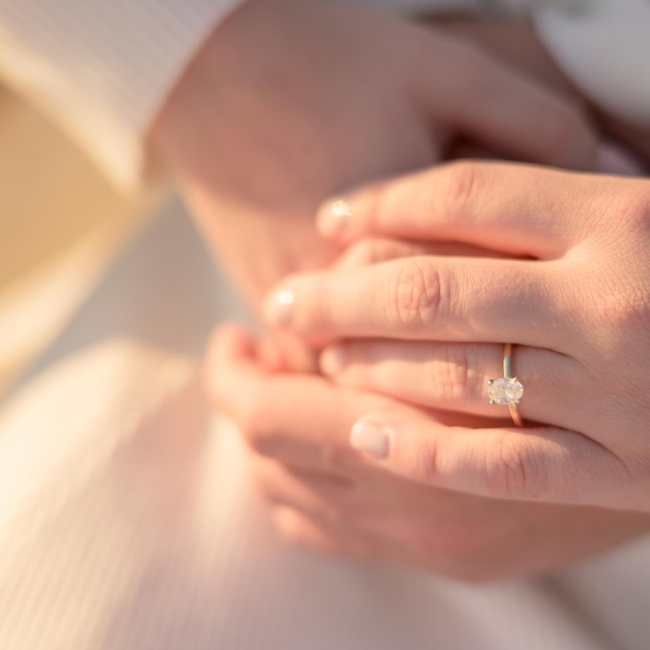 The most beautiful engagement ring.