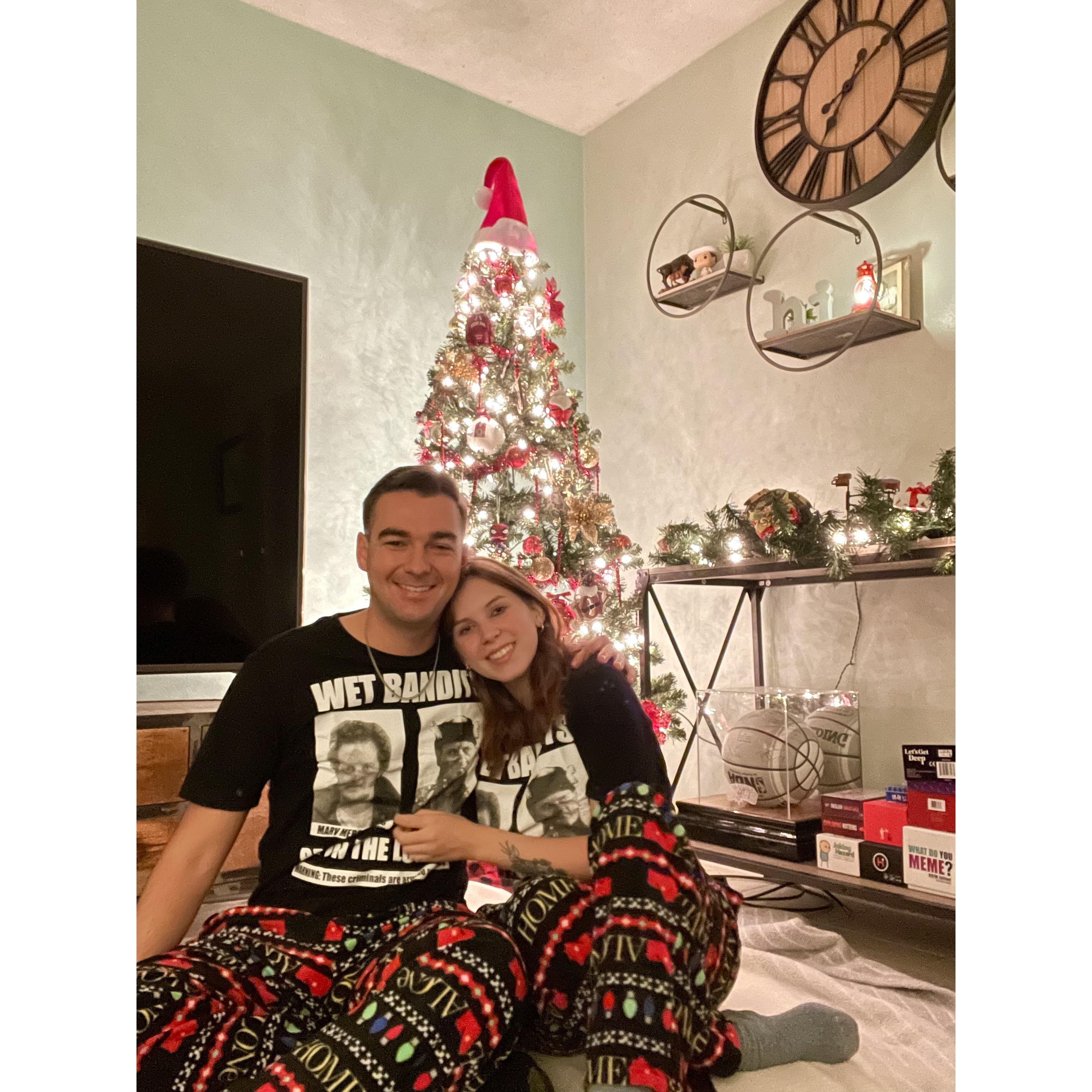 Our first Christmas, Fun fact we have yet to spend a single Christmas Day together so far.