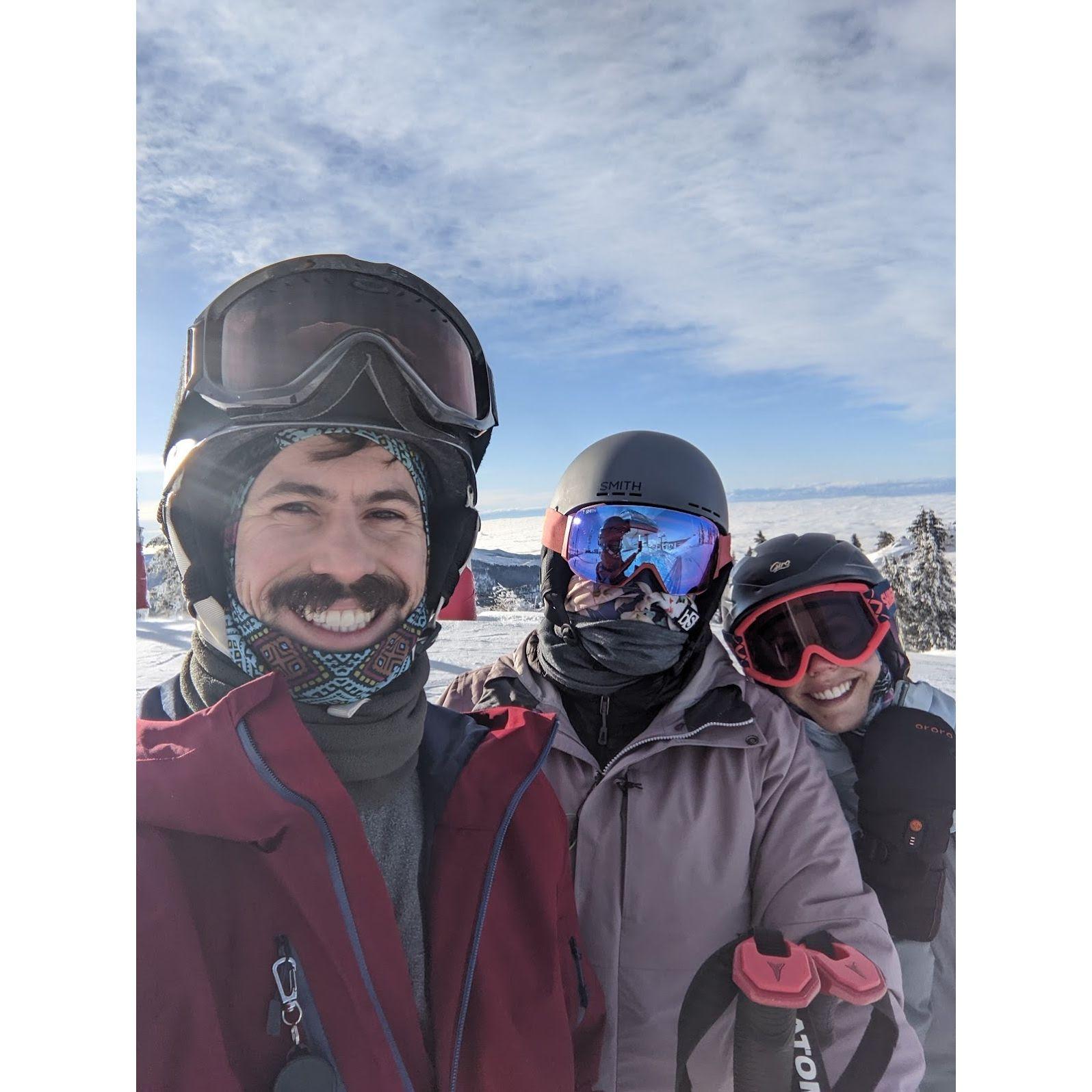 Skiing in Idaho with the Spencer fam!