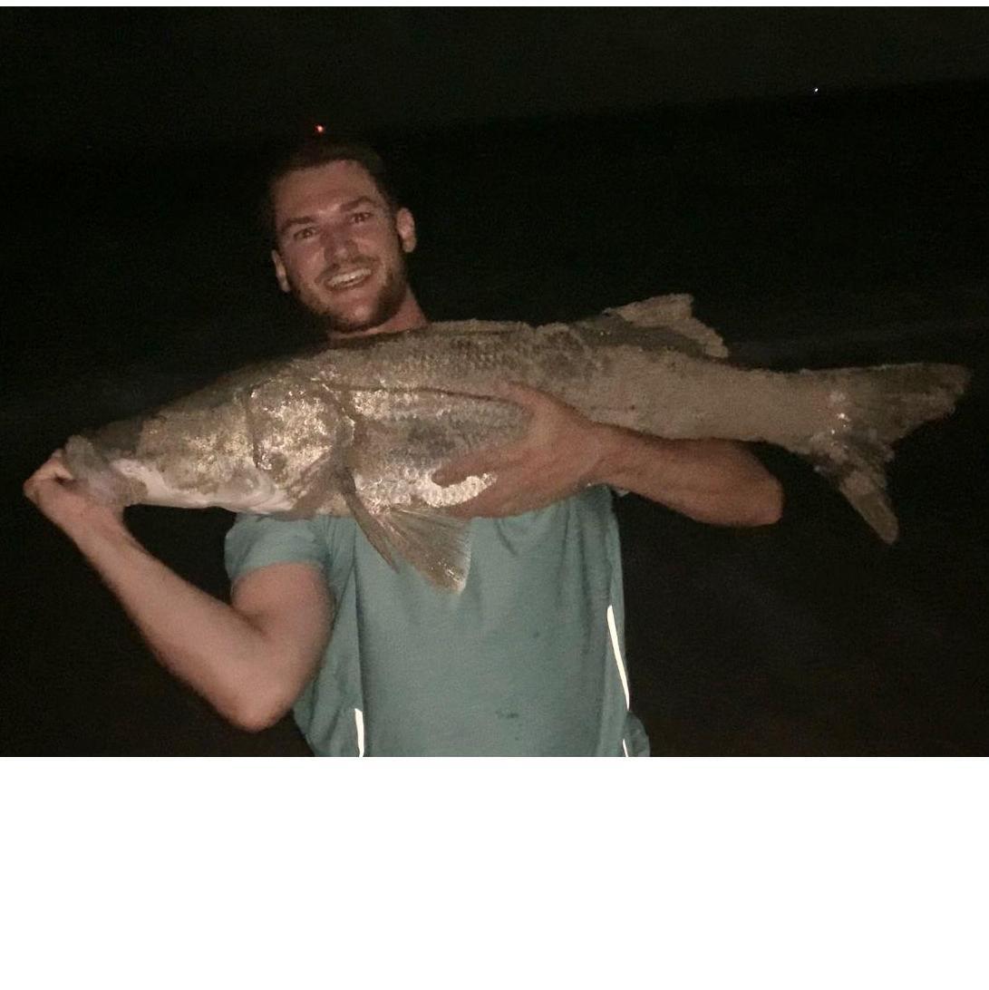 Sean with a big snook - June 2024.