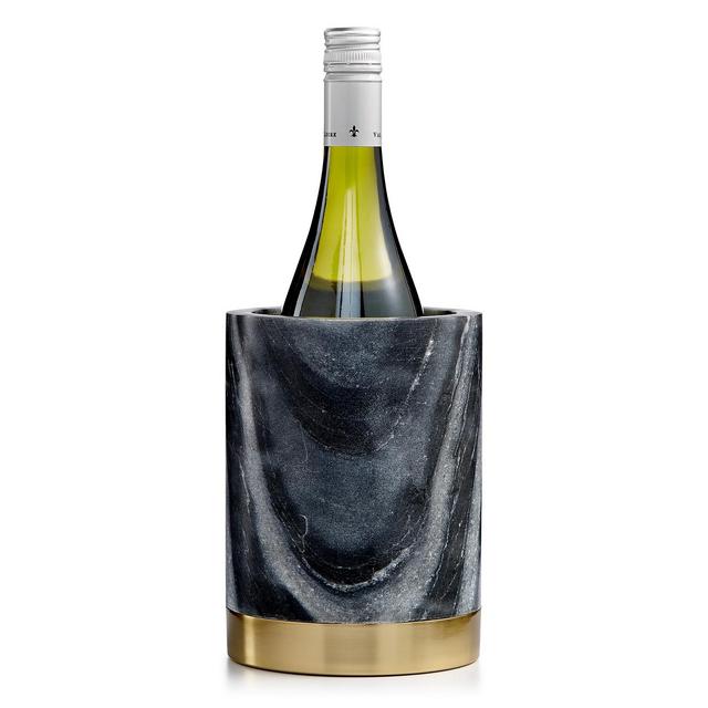 Hotel Collection Marble Wine Chiller With Gold-Tone Steel Base, Created For Macy's