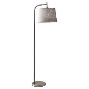 Adesso Blake Floor Lamp - Silver