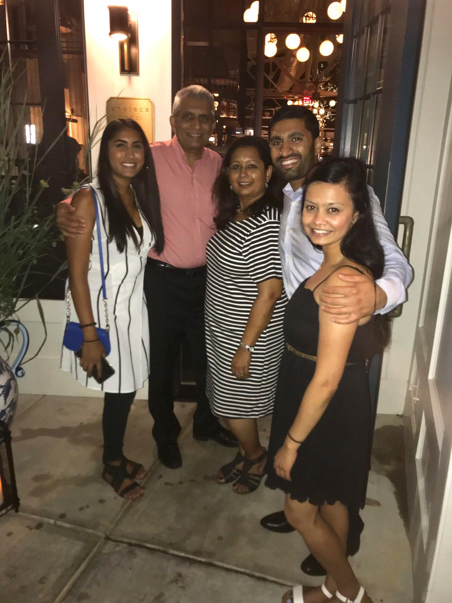 Akhil’s Dad’s 60th Birthday dinner in Philly!