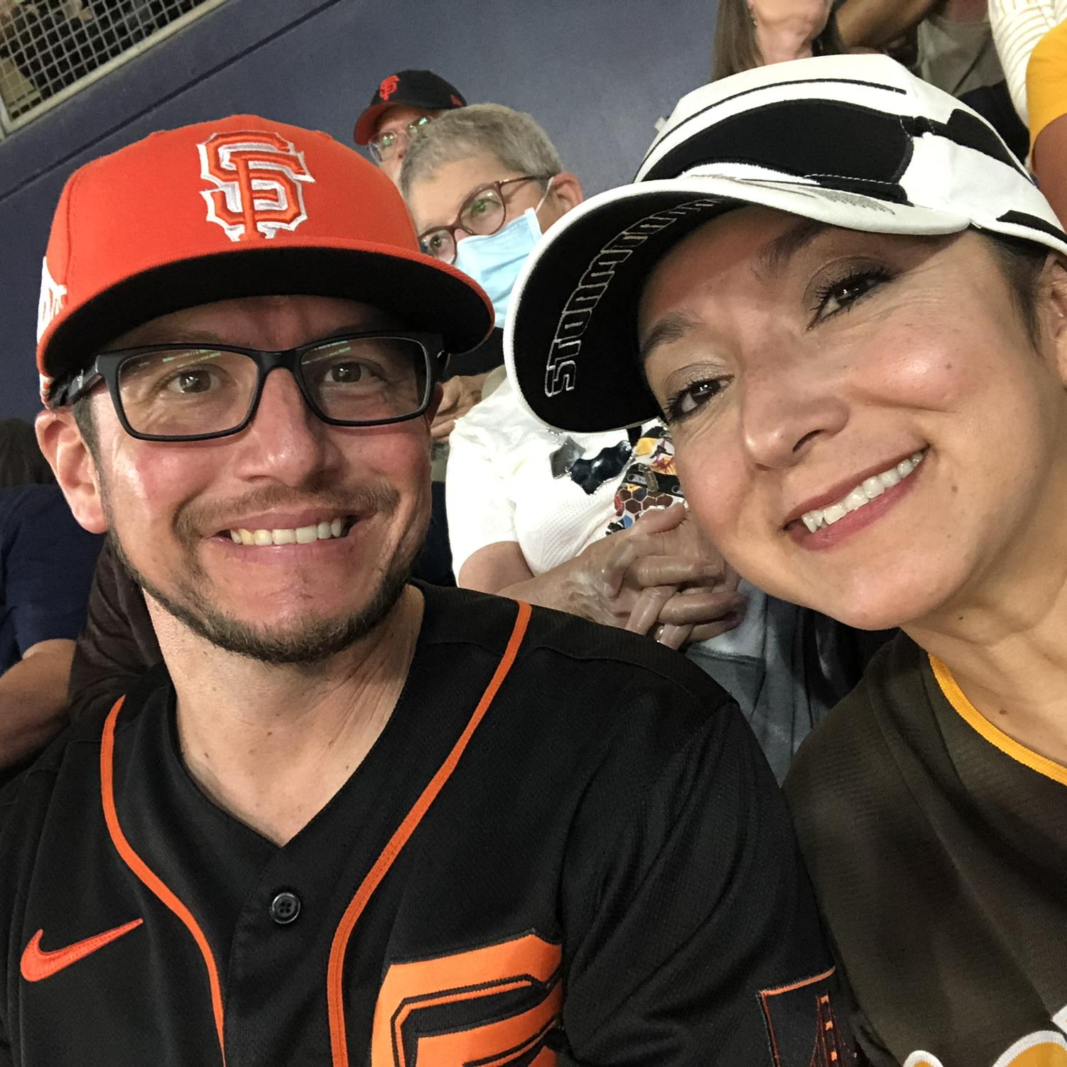 Take me out to the ball game! Hot date!