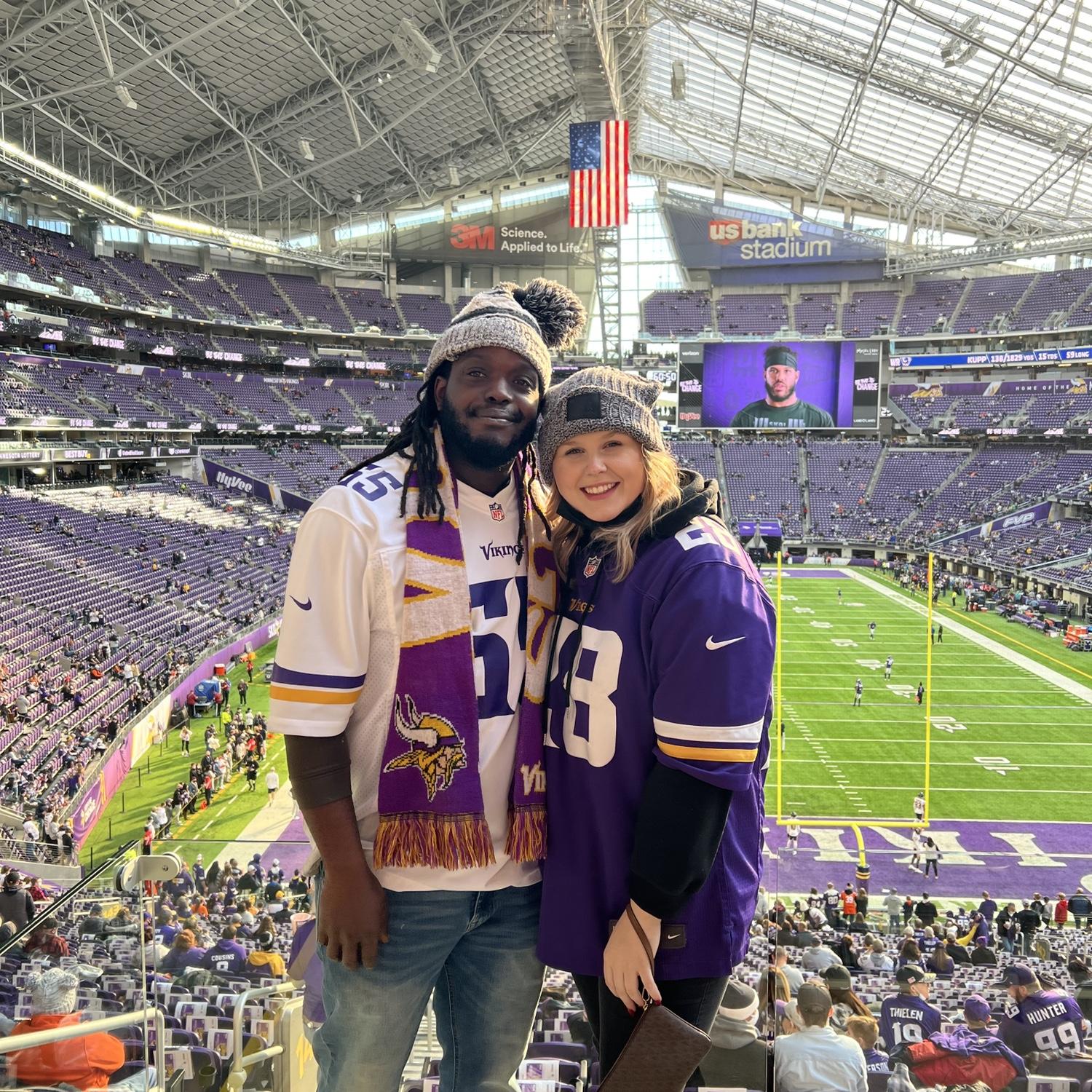Our first football game!