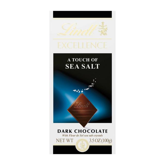 Lindt Excellence Sea Salt Dark Chocolate Bar - 3.5oz