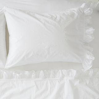 Liliput Ruffle Pillowcase with Potato Sack Closure, Set of 2