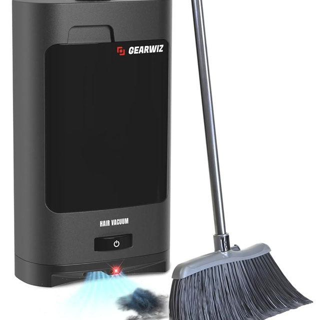 Gearwiz 1400W Touchless Automatic Vacuum Dustpan – Motion Sensor Hands-Free Electric Dustpan for Pet Hair Dirt & Debris – Powerful and Energy Efficient Cleaning Solution for Home Kitchen & Office