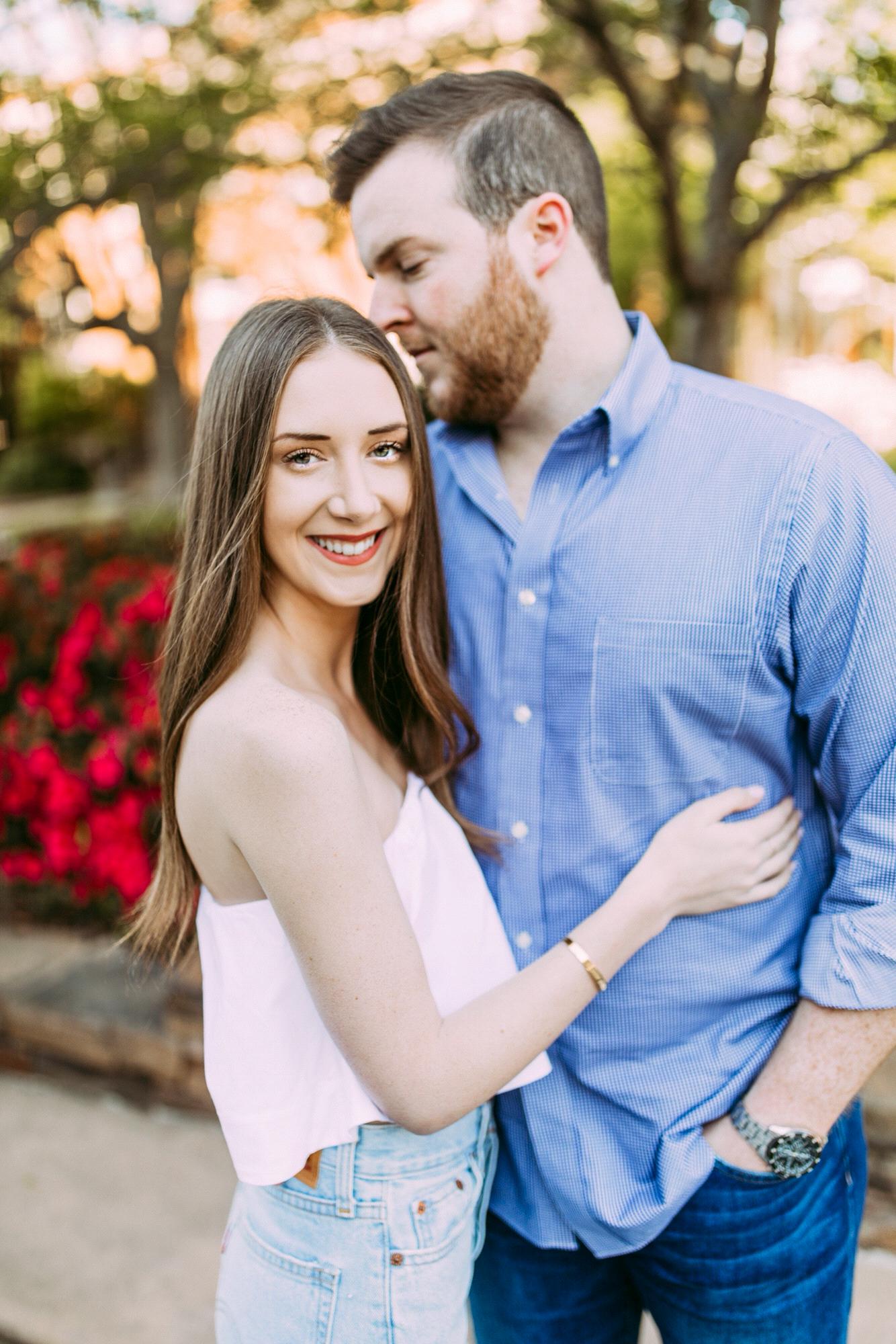 Engagement shoot in Fayetteville, Arkansas