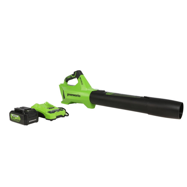 Greenworks 24V Brushless Axial Blower with 4Ah USB Battery and Charger - BL24L410