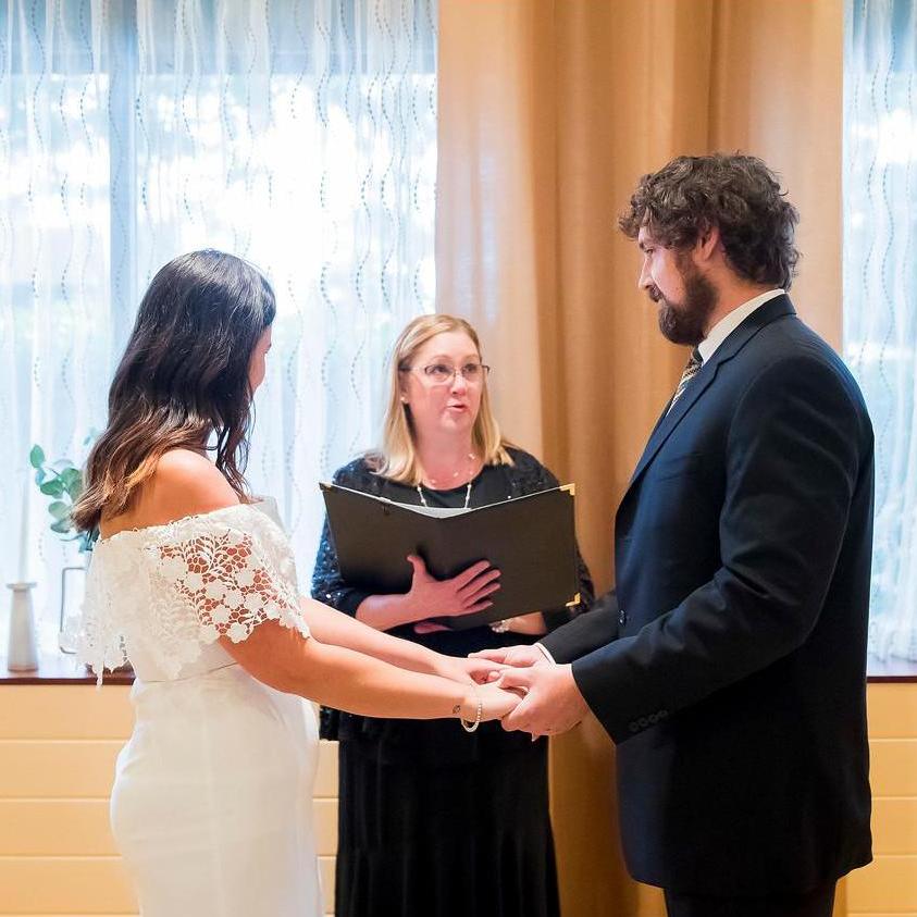 Jordan accidentally giggled through the entire ceremony. It's better that you weren't there.