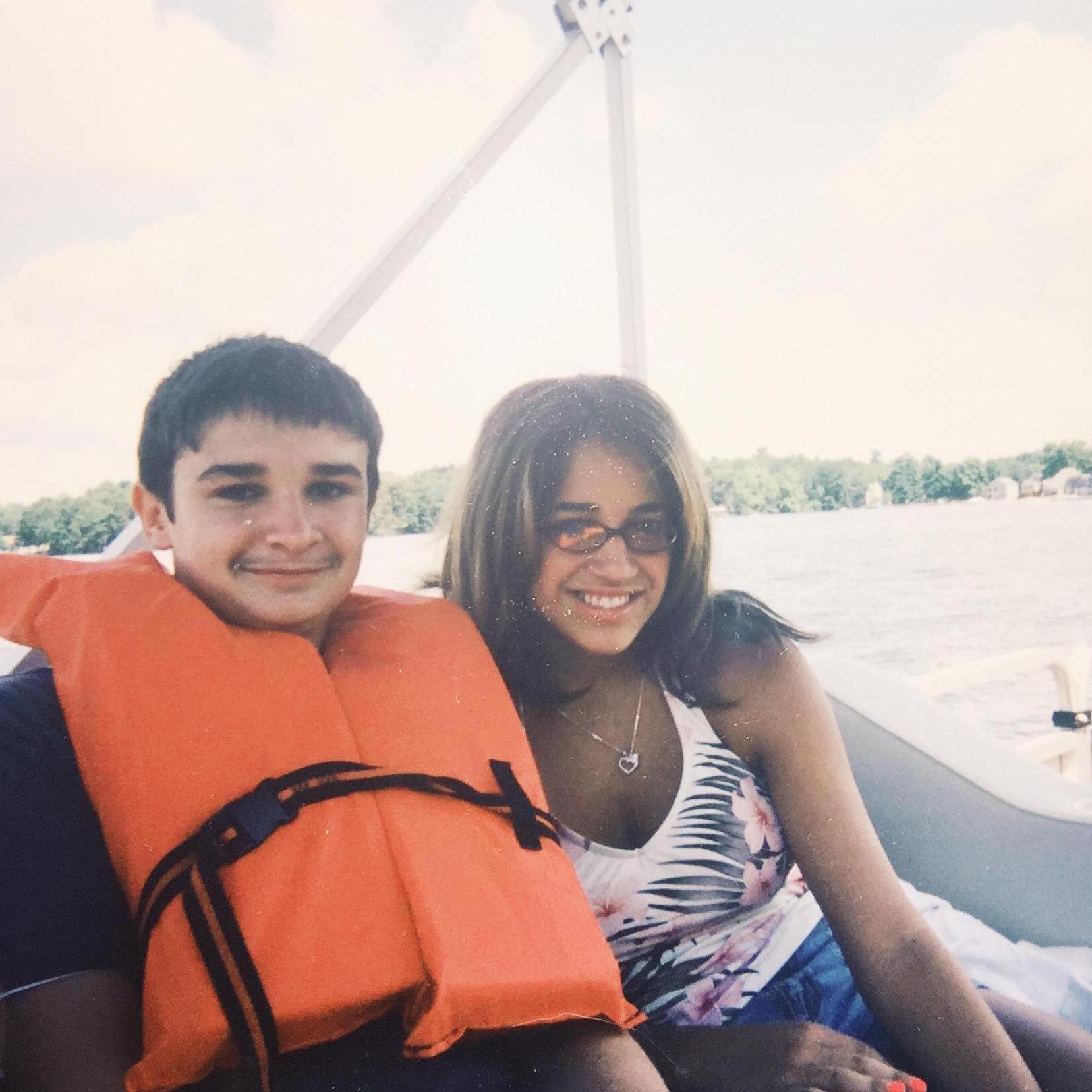 Check it out. Lance (16) and Brittany (13) flirted the whole time they were on this trip to the Wisconsin Dells.