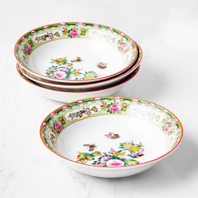 Famille Rose Pasta Bowls, Set of 8
