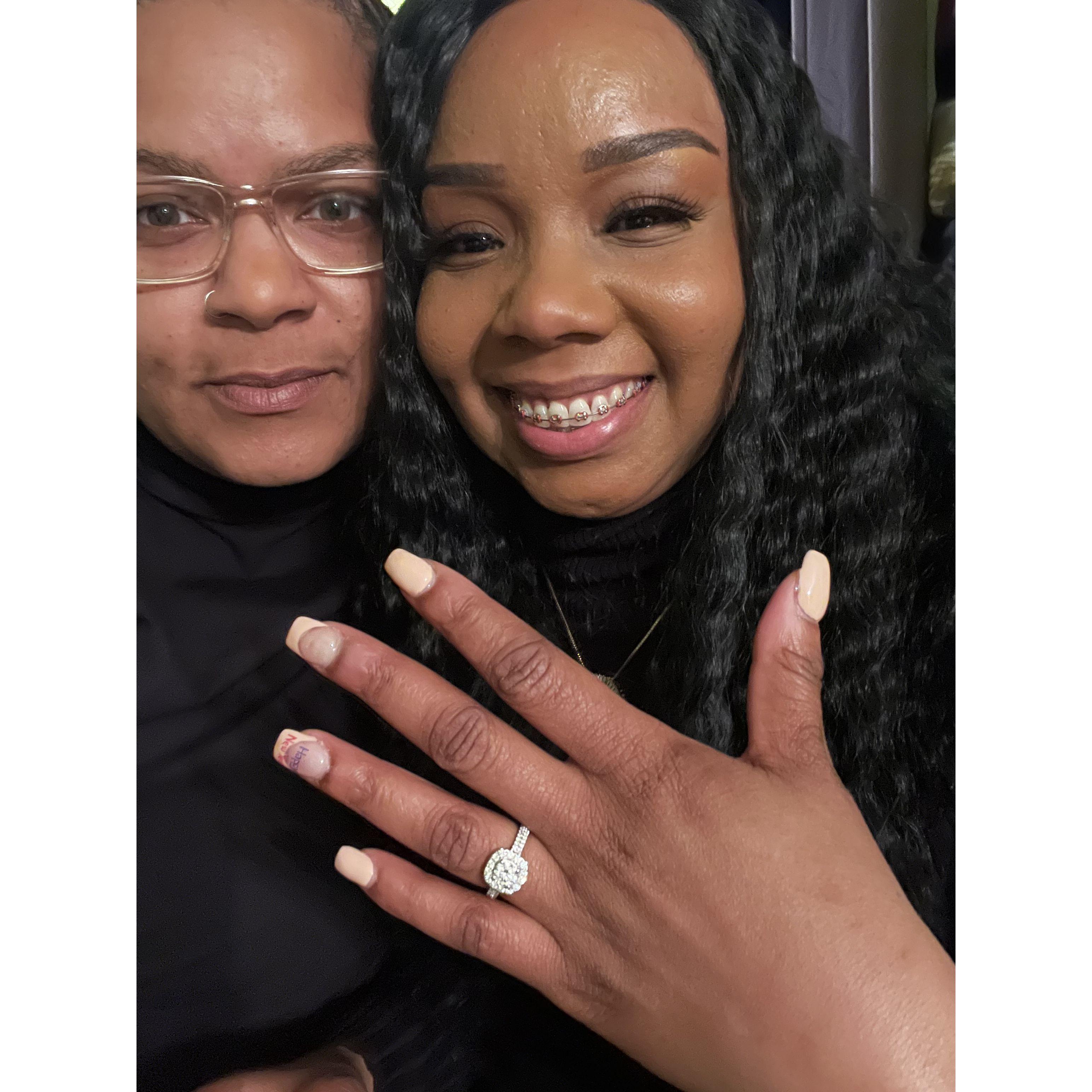 She said YES!!!