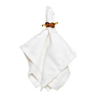 Juliska Tortoise Knot Napkin Ring Set of 4